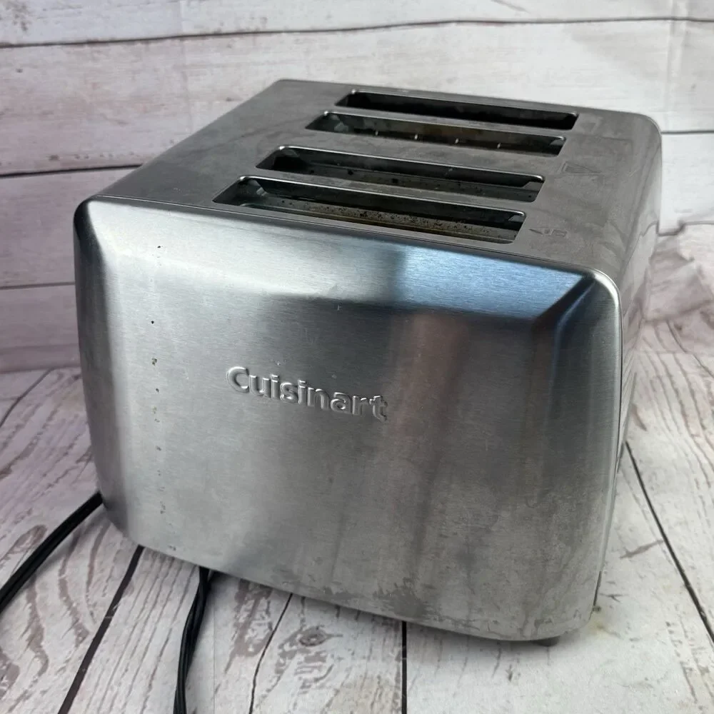 Cuisinart Custom Select 4 Slice Stainless Steel Toaster Dual Control